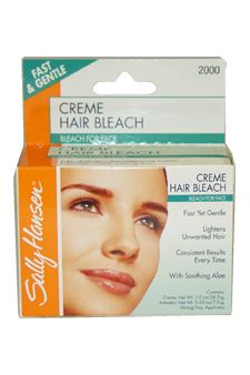 Creme Hair Bleach for Face Fast & Gentle by Sally Hansen for Women   1 