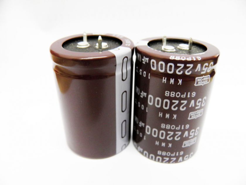 2pcs 22000uF 35v NCC Capacitor 105ºc 35x50mm KMH  