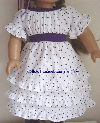 DOLL CLOTHES fits American Girl Kirsten Midsummer Dress  