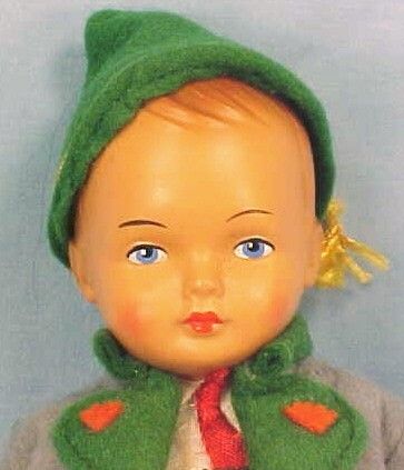 Beautiful BAVARIAN BOY CELLULOID DOLL by GURA in OB  