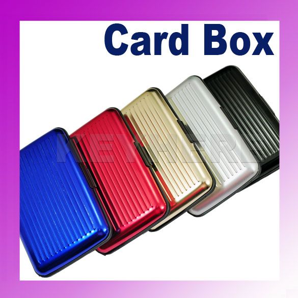 Aluminum Men Mens Wallet Credit Card Metal   RFID Case  