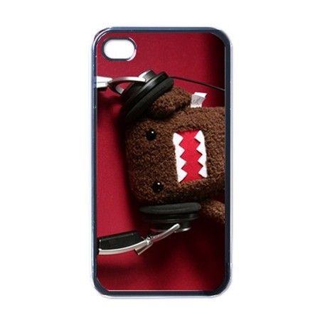 Domo Kun Cute Apple iPhone 4 Hard Plastic Case Cover  