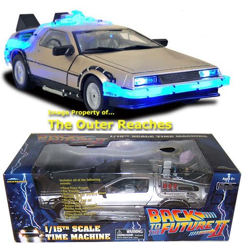 BACK TO THE FUTURE II DeLorean 1/15 TIME MACHINE Car  