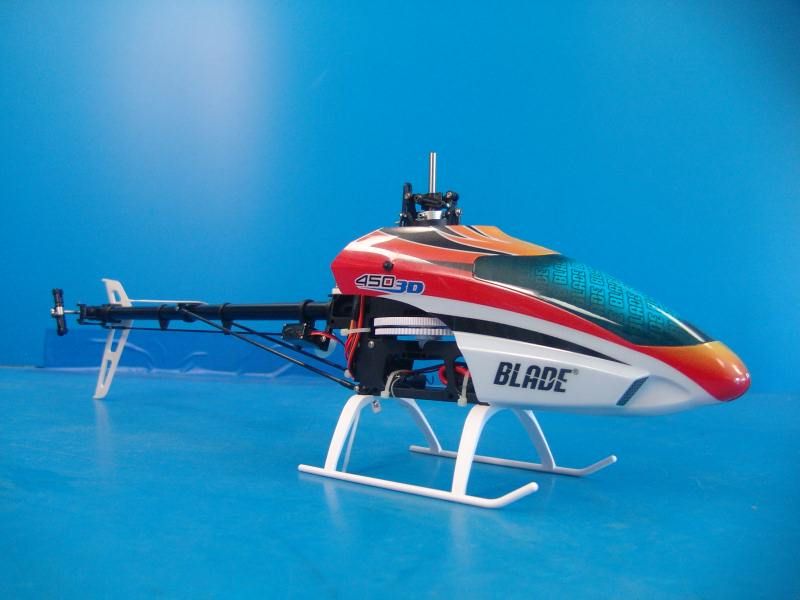 Flite Blade 450 3D R/C Helicopter E flight Heli Basic CCPM 