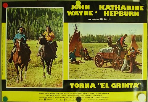 ROOSTER COOGBURN   JOHN WAYNE   KATHARINE HEPBURN   Great 