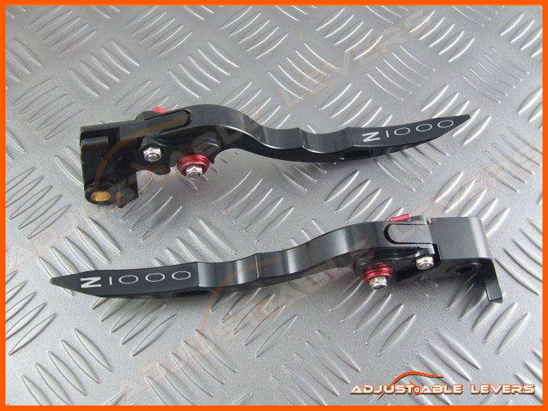 2007 2010 Kawasaki Z1000 Black Blade Levers Z1000 Logo  