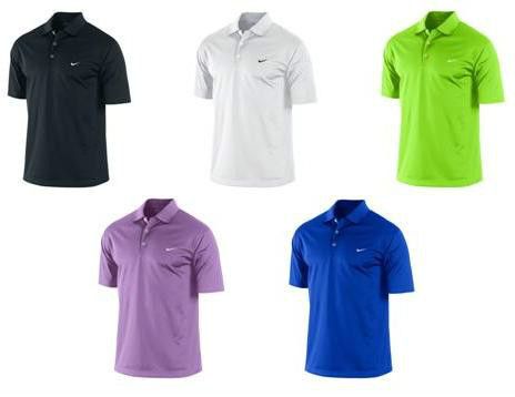 NEW 2012* NIKE DRI FIT TECH SOLID PLAIN POLO SHIRT (VARIOUS COLOURS 