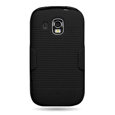 New Black Hard Holster Clip Phone Cover Case For Samsung Transform 