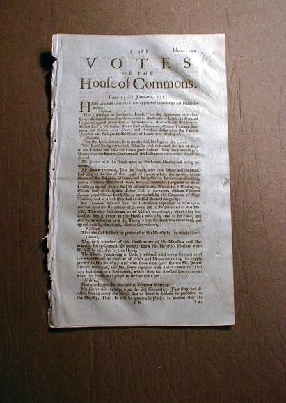 1715 British newspaper London ENGLAND   290+ years old  