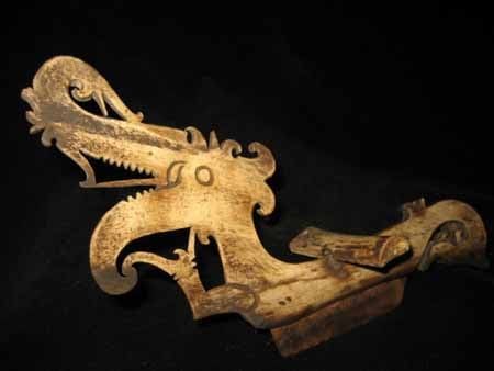 Rare Hornbill Padi Harvesting Knife Dayak Borneo  