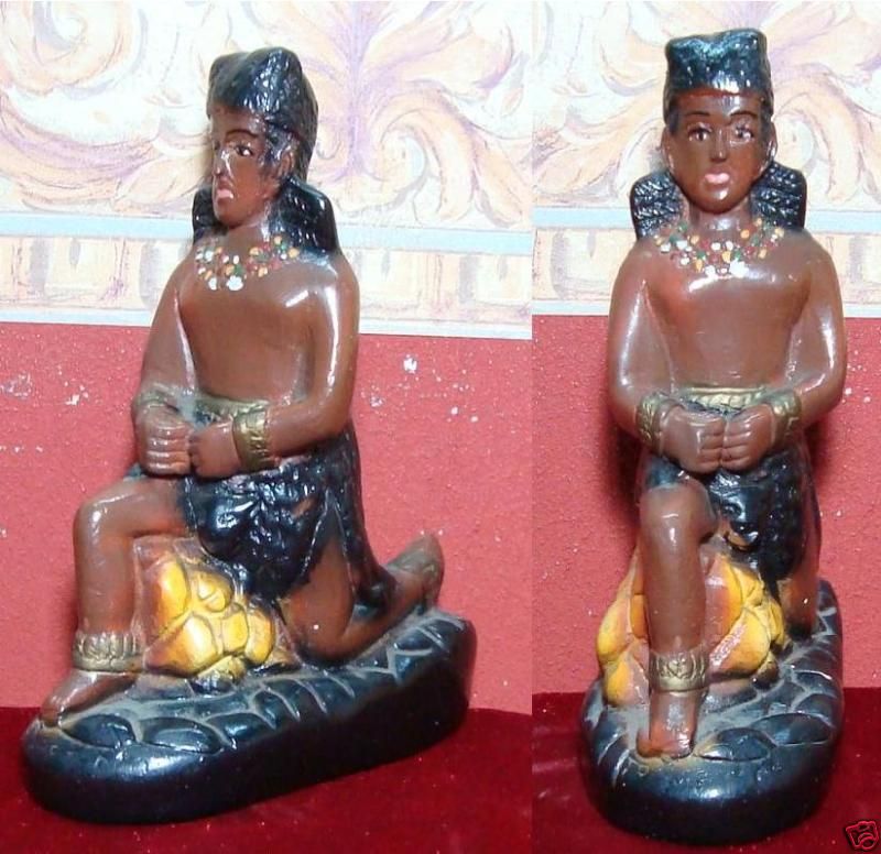 Caboclo Treme Terra Statue Imagen Santeria Yoruba Cuba  