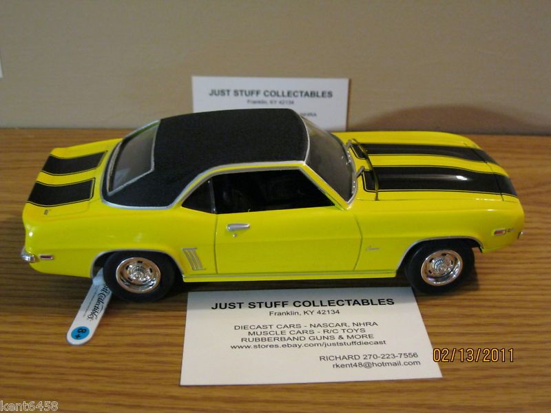 ERTL 1/24 SCALE 1969 Chevy Camaro Z/28 Hard Top NEW  