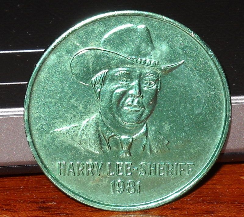 1981 SHERIFF HARRY LEE MARDI GRAS DOUBLOON  