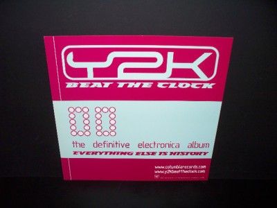 Y2K BEAT THE CLOCK VARIOUS ARTISTS PROMO FLAT RARE  