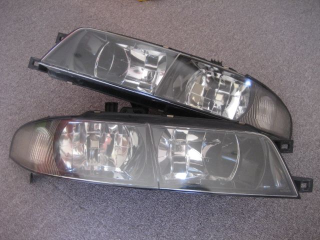 JDM Nissan R33 Skyline GTS Kouki Black Headlights head light series 2 