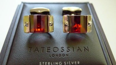 Tateossian Imperial Bridge Cufflinks Authentic New $325  