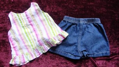 SEE   29 Pc Lot Girl Clothes 12 month NAME BRANDS Baby Gap Disney Old 