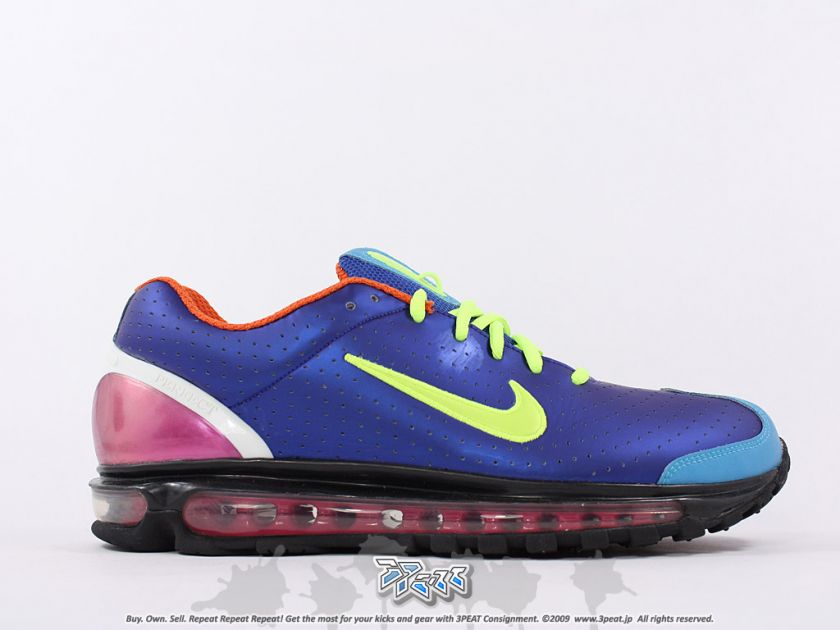 ID 0004 NIKEID AIR MAX 2K3 ID   BLUE/PINK/YELLOW, US9.5. 1 90 95 360 