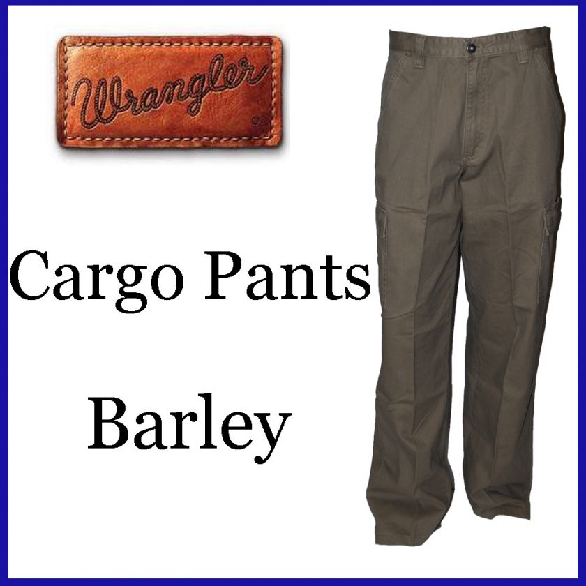 MENS WRANGLER HERO CARGO PANTS CARGO PANT BARLEY BT  