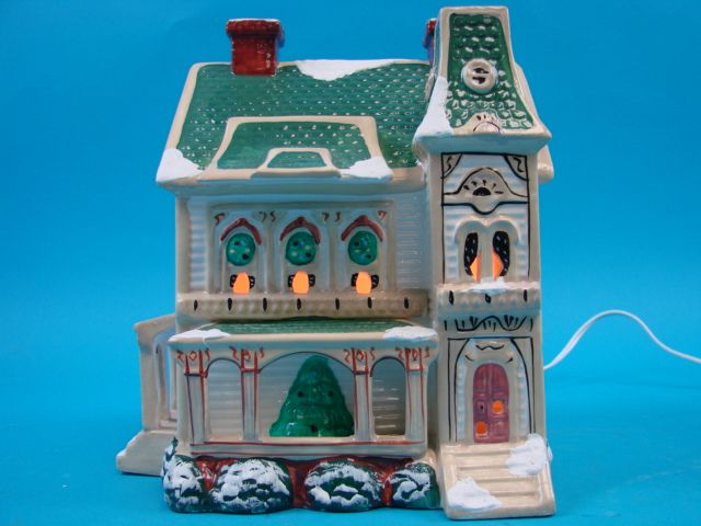 Dept 56 Snow Village Pinewood Log Cabin 5150 0 1995 Ramsey Hill 5067 9 