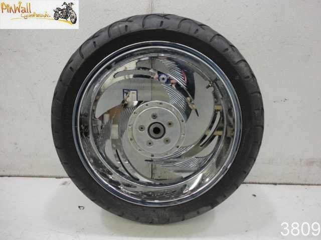 TIRE=DUNLOPD207, 180/55 ZR18 74W, TREAD=5/32, RIM=CUSTOM RIM ,NO SIZE 