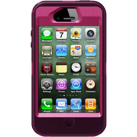 Otterbox Defender Cases iPhone 4S & 4 PEONY PINK & DEEP PLUM *PRE 