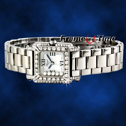   Sport Ladies Square Diamond SS Steel Watch 27/8893 278893 3006  