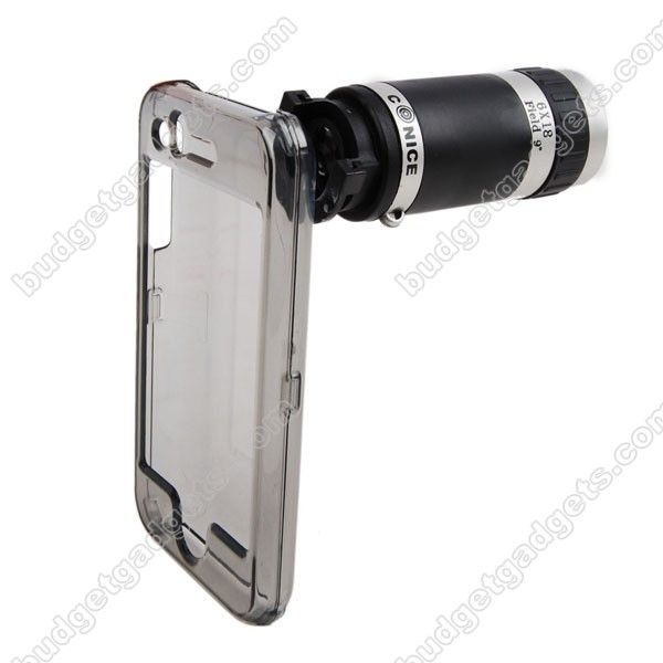 Mobile Phone 6X Zoom Telescope + Case for iPhone 3G 3GS  