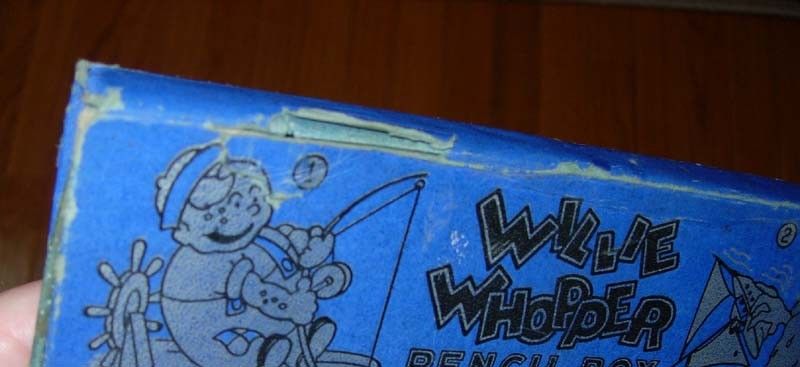 WILLIE WHOPPER PENCIL BOX RARE 1934 EAGLE #9044  