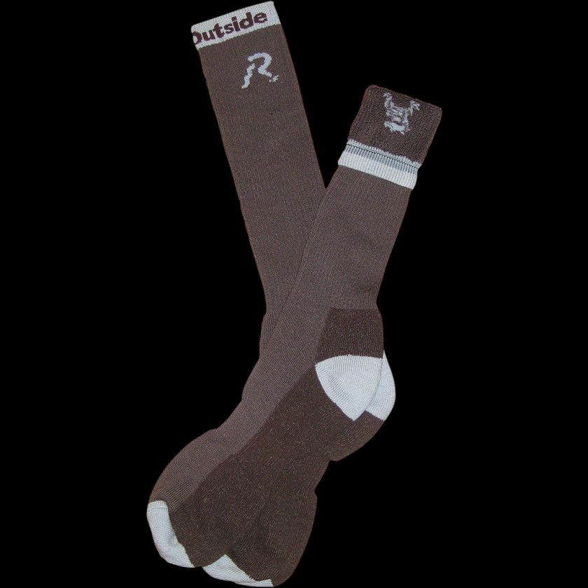 Rv OutSIDE BILL TOWNSEND CHINOOK SOCKS BROWN/GREY LG  