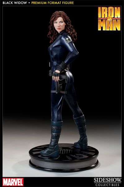 IRON MAN 2 Statue BLACK WIDOW Premium Sideshow PRECO  