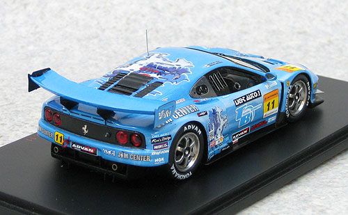 Ebbro 43953 Total Benefits Gym Center F360 Super GT 2007 ( Blue ) 1/43 