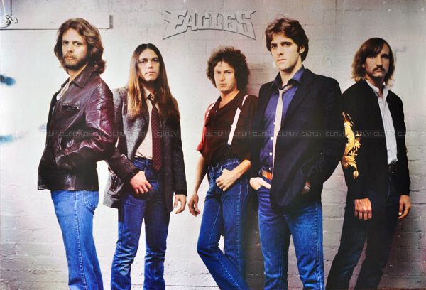 THE EAGLES Rock Band Music Wall Poster 35x23 in  