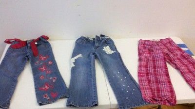 Lot of 22 Toddler Girls Jeans 4T & 5TChild place , Old Navy & DRESS 