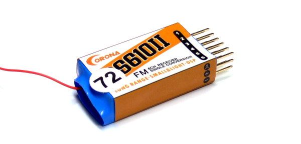 Corona RS610II 6ch FM 72MHz RC Micro Receiver RV337  