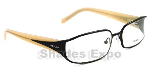 PRADA EYEGLASS OPTICAL VPR 60L BLACK 7OB 101 VPR60L 50m  