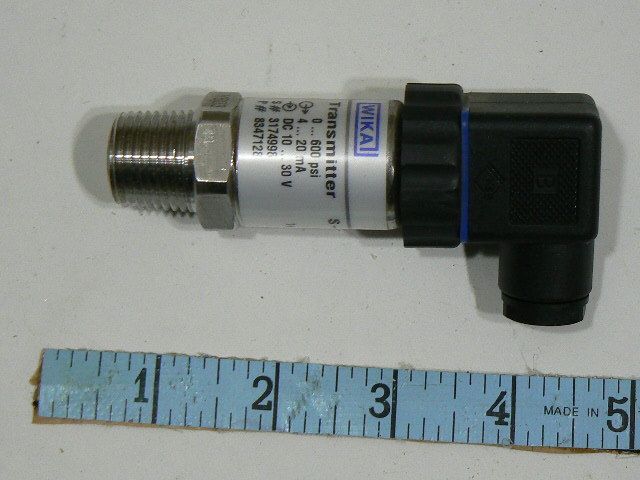 Wika Pressure Transmitter Sensor Transducer 600 PSI mA  