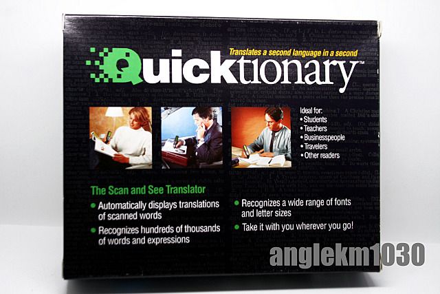 Quicktionary German English SCANNER Pen Dictionary  