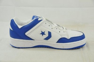 CONVERSE WEAPON OX 1H718 WHITE ROYAL BLUE (#6967) 8.5  