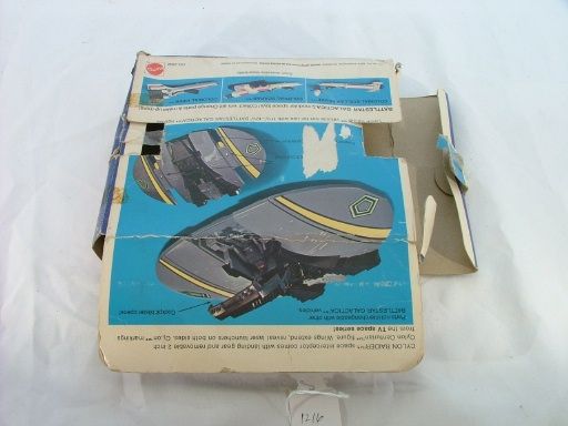 Battlestar Galactica Cylon Raider Box & InstructionsNO SHIP