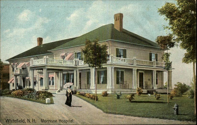 WHITEFIELD NH Morrison Hospital c1910 Postcard  