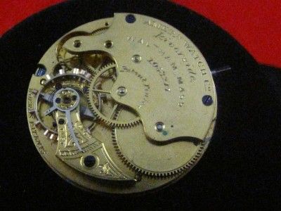 VINTAGE 8S WALTHAM RIVERSIDE POCKETWATCH MOVEMENT **  