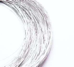 18K White Gold filled Wire 0.3MM/28Gauge Wire 36FT  