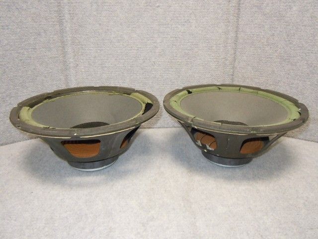 VINTAGE JENSEN 12 SPEAKER PAIR OF 2 STEREO AUDIO SOUND  