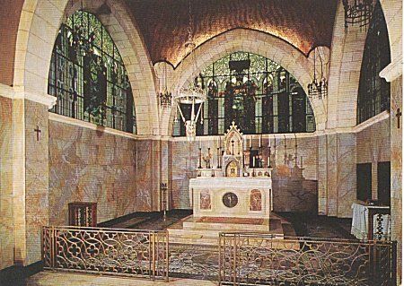 ISRAEL 1960s JERUSALEM CHURCH OF FLAGELLATION P/C MINT  