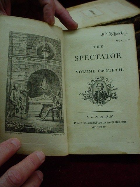   THE SPECTATOR 1711 1714 Daily Newspaper London England Published 1753