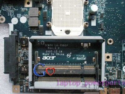 Acer Aspire 5520 5520G MotherBoard ICW50 L11 LA 3581 TESTED Good 