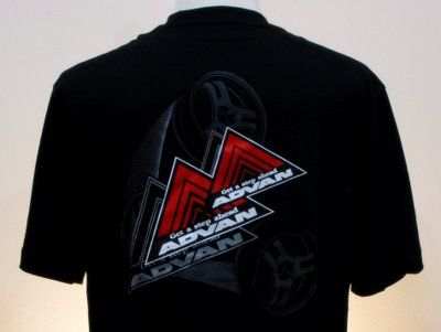 ADVAN Racing Car T Shirt yokohama ADV007 ADV008 ADV009  