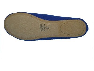 Soda Afars Royal Blue Round Toe Flat  