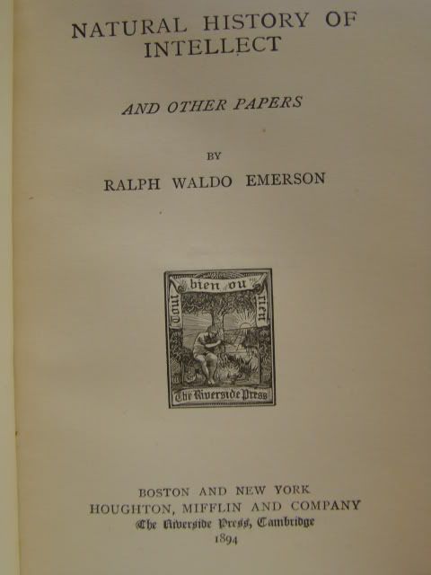 RALPH WALDO EMERSON Works LEATHER Set ANTIQUE BINDINGS  